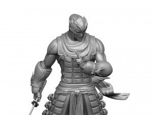 RYU HAYABUSA Ninja Gaiden with a sword 1 for 3D printing STL Modelo 3D