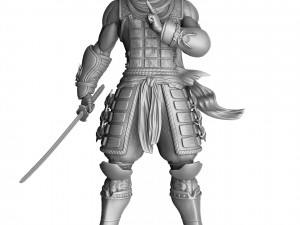 RYU HAYABUSA Ninja Gaiden with a sword 1 for 3D printing STL Modelo 3D