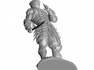 RYU HAYABUSA Ninja Gaiden with a sword 1 for 3D printing STL Modelo 3D