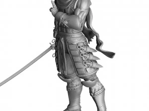 RYU HAYABUSA Ninja Gaiden con una spada 1 per la stampa 3D STL Modello 3D