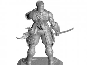 RYU HAYABUSA Ninja Gaiden con una spada 1 per la stampa 3D STL Modello 3D