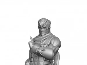 RYU HAYABUSA Ninja Gaiden con una spada 1 per la stampa 3D STL Modello 3D