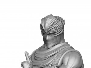 RYU HAYABUSA Ninja Gaiden with a sword 1 for 3D printing STL Modelo 3D