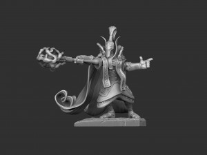 Rubick Dota 2 for 3d print stl 3D Model