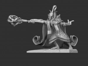 Rubick Dota 2 for 3d print stl 3D Model