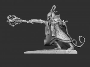 Rubick Dota 2 for 3d print stl 3D Model