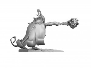 Rubick Dota 2 for 3d print stl 3D Model