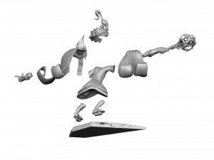 Rubick Dota 2 for 3d print stl 3D Model
