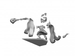 Rubick Dota 2 for 3d print stl 3D Model