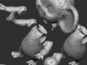 Cheburashka SEVERAL OPTIONS for 3D print STL 3D Print Model