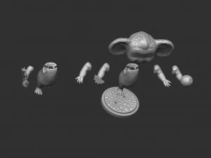 Cheburashka SEVERAL OPTIONS for 3D print STL 3D Print Model