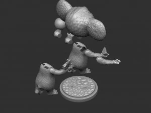 Cheburashka SEVERAL OPTIONS for 3D print STL 3D Print Model