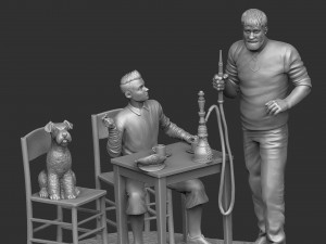 The Adventures of Tintin Secret of the Unicorn for 3d print stl Modello 3D