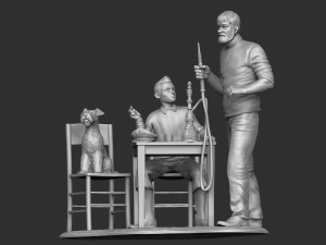 The Adventures of Tintin Secret of the Unicorn for 3d print stl 3D Model