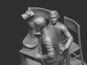 The Adventures of Tintin Secret of the Unicorn for 3d print stl Modello 3D