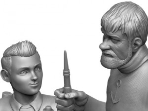The Adventures of Tintin Secret of the Unicorn for 3d print stl Modello 3D