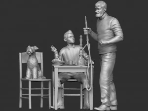 The Adventures of Tintin Secret of the Unicorn for 3d print stl 3D Model