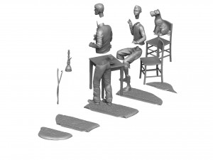 The Adventures of Tintin Secret of the Unicorn for 3d print stl Modello 3D