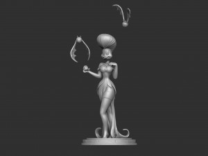 Morgana Macabre for 3d print STL 3D मॉडल