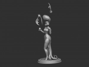 Morgana Macabre for 3d print STL 3D मॉडल