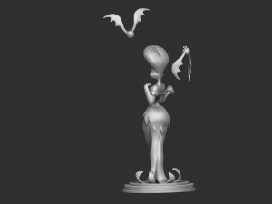 Morgana Macabre for 3d print STL 3D मॉडल