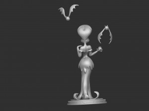 Morgana Macabre for 3d print STL 3D मॉडल
