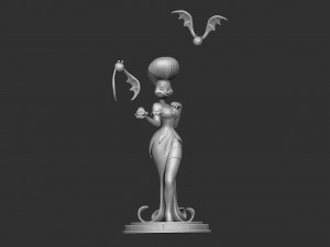 Morgana Macabre for 3d print STL 3D मॉडल
