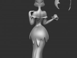 Morgana Macabre for 3d print STL 3D मॉडल
