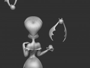 Morgana Macabre for 3d print STL 3D मॉडल