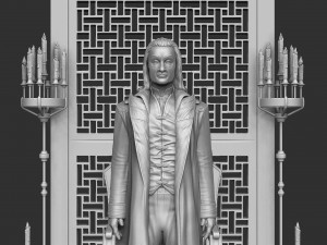 Shang-Tsung 1995 for 3d print STL 3D Print Model