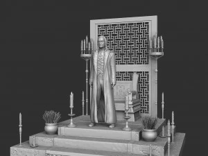 Shang-Tsung 1995 for 3d print STL 3D Print Model