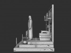 Shang-Tsung 1995 for 3d print STL 3D Print Model