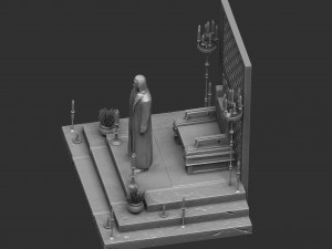 Shang-Tsung 1995 for 3d print STL 3D Print Model