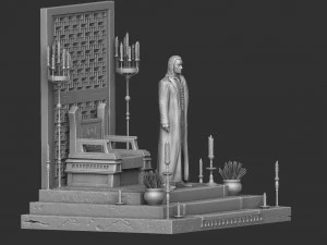 Shang-Tsung 1995 for 3d print STL 3D Print Model