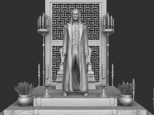 Shang-Tsung 1995 for 3d print STL 3D Print Model