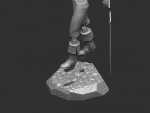 The Witcher Geralt of Rivia 3 for 3D printing STL 3D Print Model