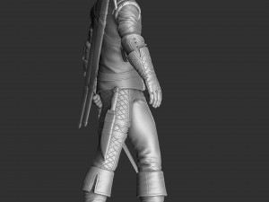 The Witcher Geralt of Rivia 3 for 3D printing STL Modèles 3D en vedette