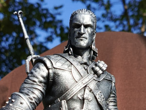 The Witcher Geralt of Rivia 3 for 3D printing STL Modèles 3D en vedette