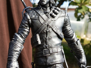 The Witcher Geralt of Rivia 3 for 3D printing STL Modèles 3D en vedette