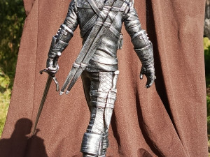 The Witcher Geralt of Rivia 3 for 3D printing STL Modèles 3D en vedette
