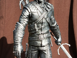 The Witcher Geralt of Rivia 3 for 3D printing STL Modèles 3D en vedette