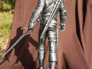 The Witcher Geralt of Rivia 3 for 3D printing STL Modèles 3D en vedette