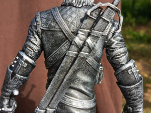 The Witcher Geralt of Rivia 3 for 3D printing STL Modèles 3D en vedette