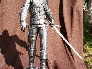 The Witcher Geralt of Rivia 3 for 3D printing STL Modèles 3D en vedette