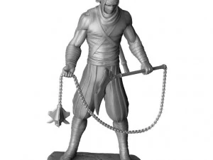 RYU HAYABUSA Ninja Guyden with Kusarigama 3 for 3d print 3D Print Model