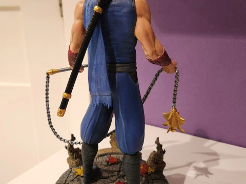 RYU HAYABUSA Ninja Guyden with Kusarigama 3 for 3d print 3D Print Model