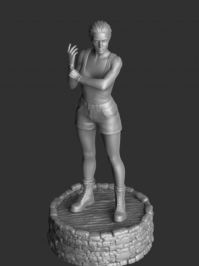 Sonya Blade 1995 for 3D print assemble 3D Model .c4d .max .obj .3ds .fbx .stl .blend 