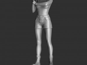 Sonya Blade 1995 for 3D print assemble 3D Model