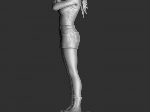 Sonya Blade 1995 for 3D print assemble 3D Model
