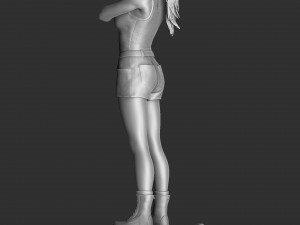 Sonya Blade 1995 for 3D print assemble 3D Model